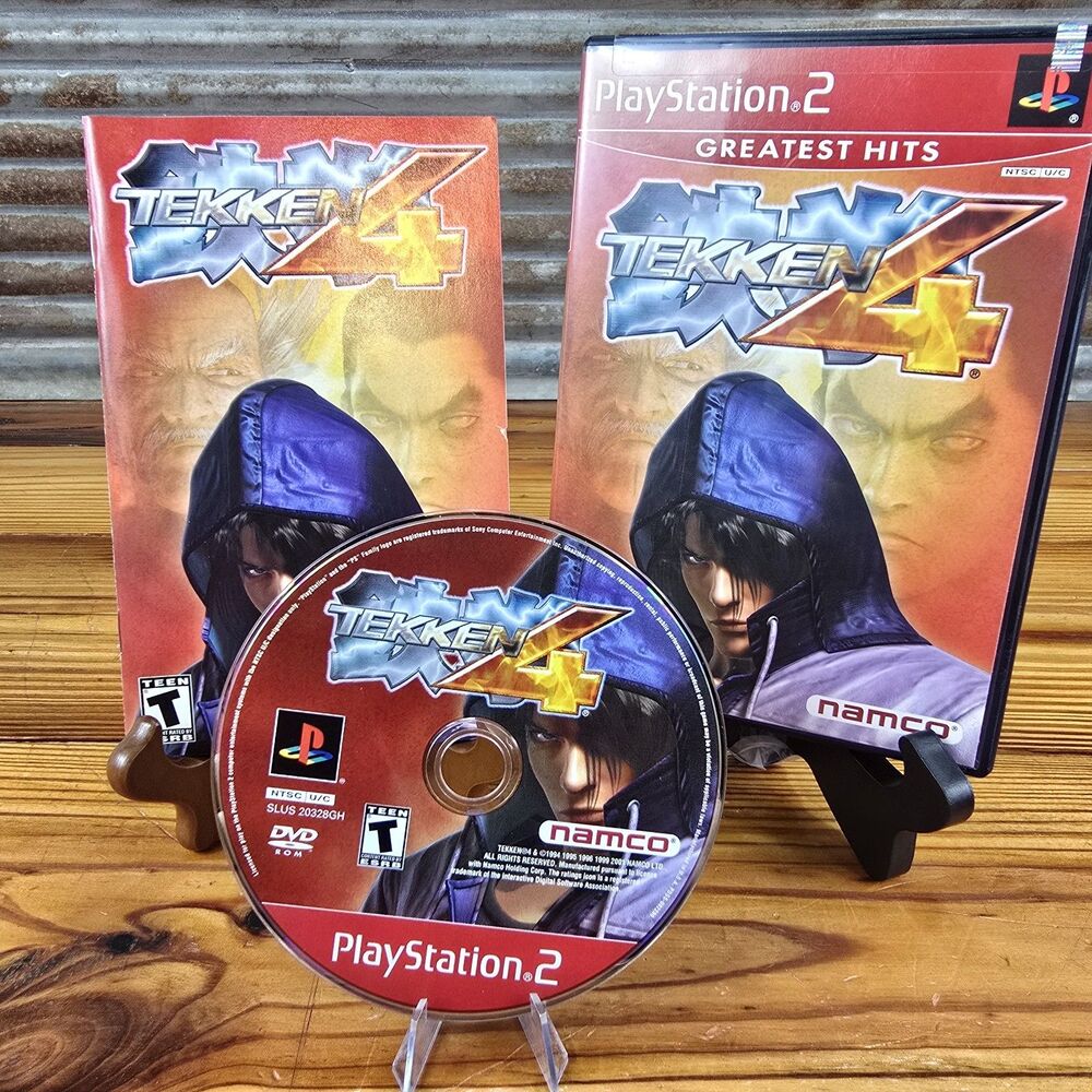 Tekken 4 Greatest Hits - Sony Playstation 2 Pristine Tested SUPER MINTY!